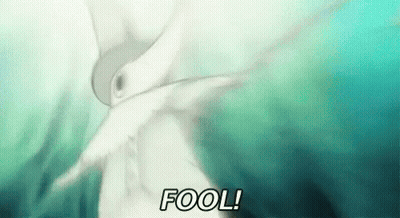 Close Up Face With Fool Written In White GIF