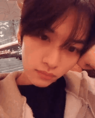 Close Up Face With Head On Shoulder GIF