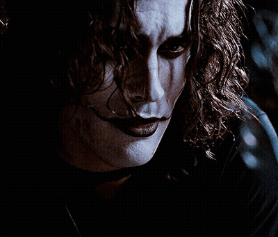 Close Up Face With Long Hair And White Makeup GIF
