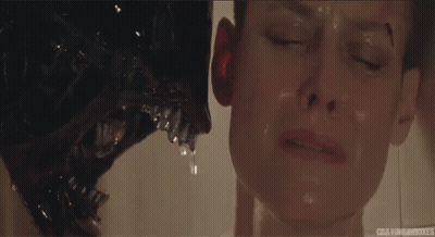 Close Up Face With Monster Mouth Coming Out GIF