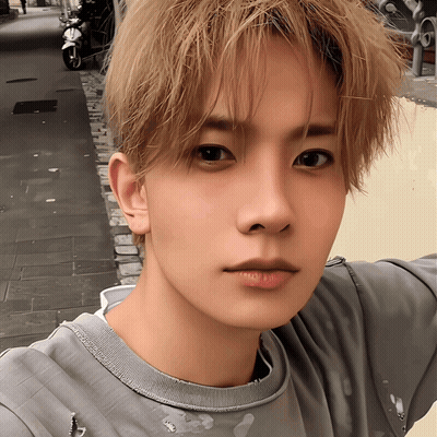 Close Up Face With Motorcycle Background GIF