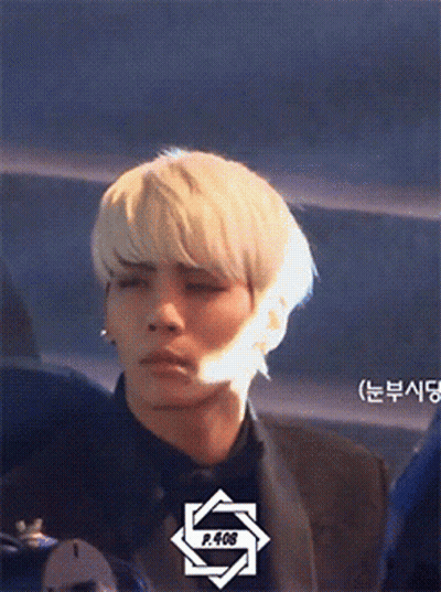 Close Up Face With P408 GIF