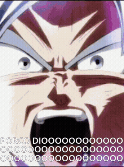 Close Up Face With Porco Dio GIF