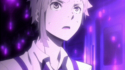 Close Up Face With Purple Background And Purple Tie GIF
