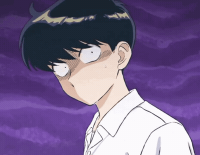 Close Up Face With Purple Sky GIF