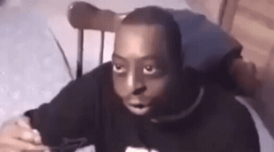 Close Up Face With Red And Black Shirt GIF