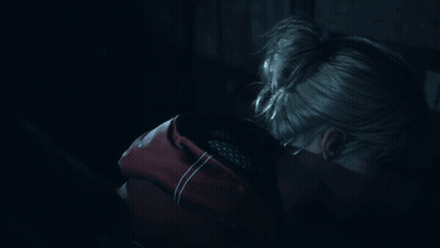 Close Up Face With Red Jacket GIF