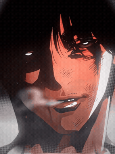 Close Up Face With Smoke Out Of Mouth GIF