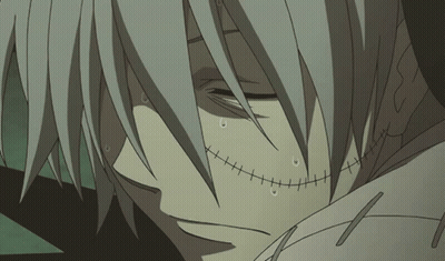 Close Up Face With Stitches GIF