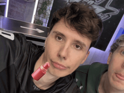 Close Up Face With Tongue Sticking Out GIF