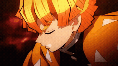 Close Up Face With Yellow Hair And Red Background GIF
