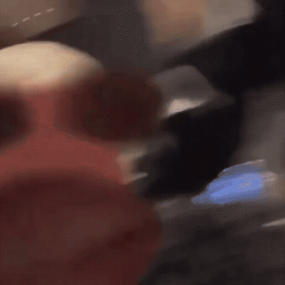 Close Up Funny Face With Open Mouth And Big Lips GIF