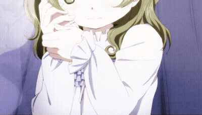Close Up Girl Face Purple Background GIF