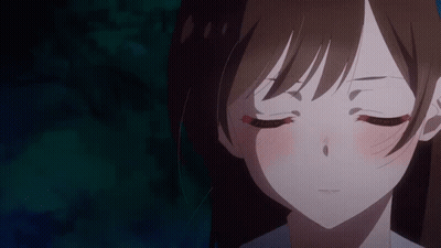 Close Up Girl Face With Red Eyelashes