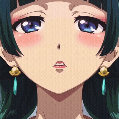 Close-Up Girl With Blue Eyes And Earrings GIF
