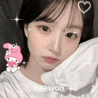 Close Up Girl With Heart On Forehead GIF