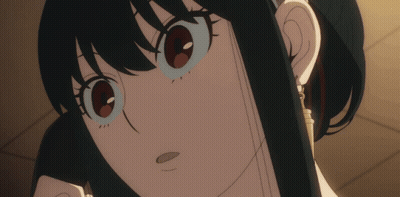 Close Up Girl With Red Eyes And Earrings GIF