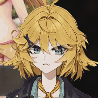 Close-Up Girl With Yellow Hair GIF