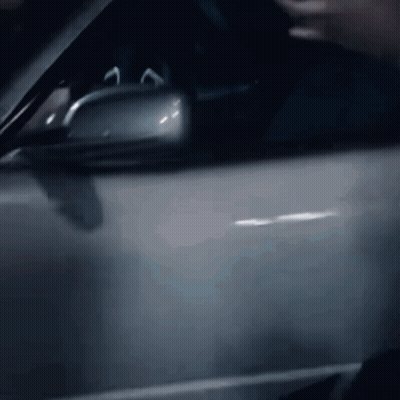 Close-Up Hand On Car Door GIF
