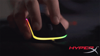 Close Up Hand With Hyper X Logo GIF