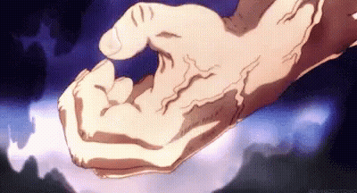 Close Up Hand With Purple Background GIF
