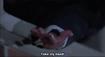 Close Up Hand With Take My Hand GIF