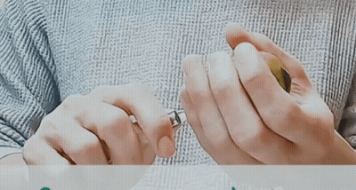 Close-Up Hands Holding Glass GIF