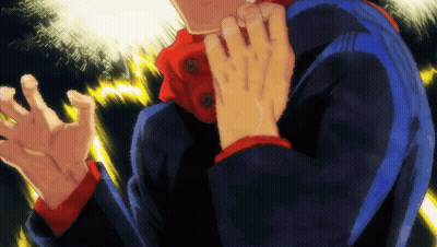 Close Up Hands With Lightning Bolt GIF