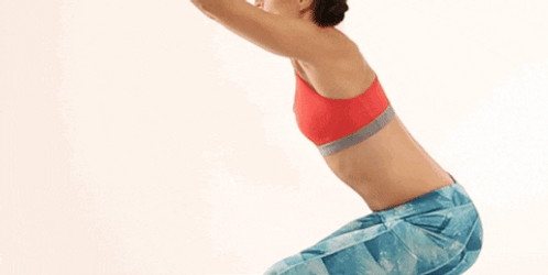 Close Up Hips Squats GIF