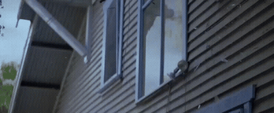 Close Up House With Many Windows GIF