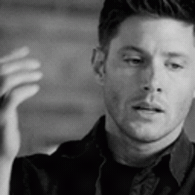 Close Up Man Black And White Photo Hand Up GIF