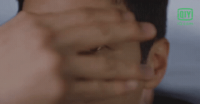 Close Up Man Covering Eyes GIF