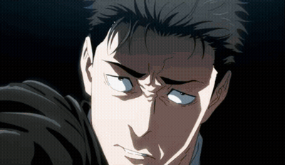 Close Up Man Face Black Background GIF