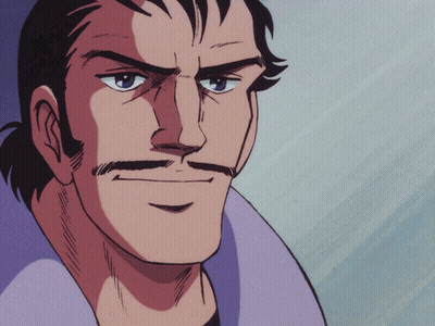 Close Up Man Face Blue Eyes Mustache GIF