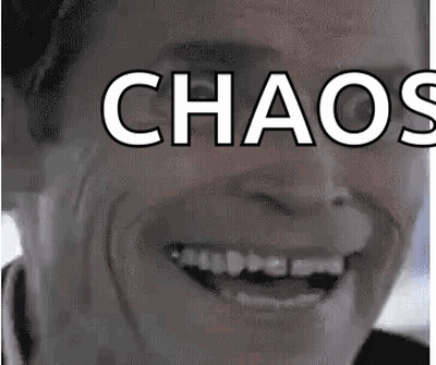 Close Up Man Face Chaos GIF