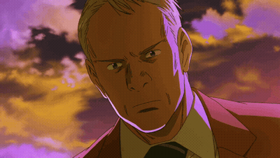 Close Up Man Face Cloudy Sky GIF