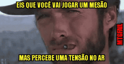 Close Up Man Face Eis Que Voce Vai Jogar Um Mesao GIF