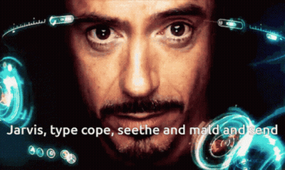 Close Up Man Face Harvis Type Cope Seethe And Mad And Sen GIF