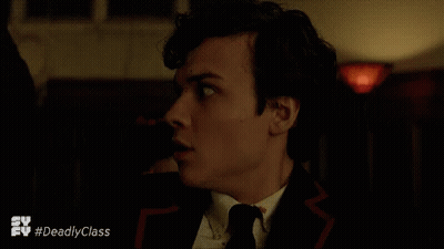 Close Up Man Face Hashtag Deadly Class GIF