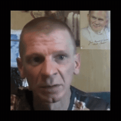 Close-Up Man Face In Front Of Man Picture GIF