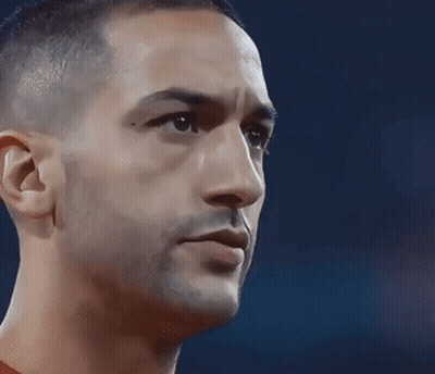 Close Up Man Face Orange Shirt GIF