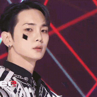 Close Up Man Face Purple Background GIF