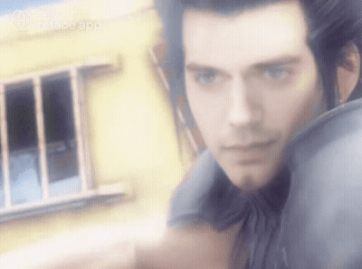 Close Up Man Face Reface App GIF