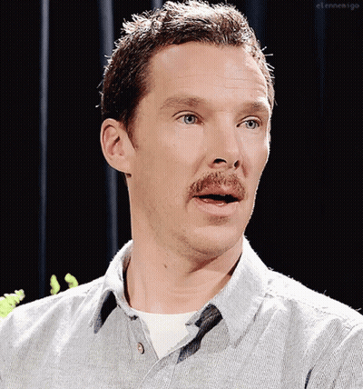 Close Up Man Face Saying Elenenigo GIF