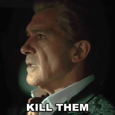 Close Up Man Face Saying Kill Them GIF