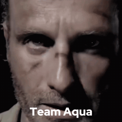 Close Up Man Face Saying Team Aqua GIF