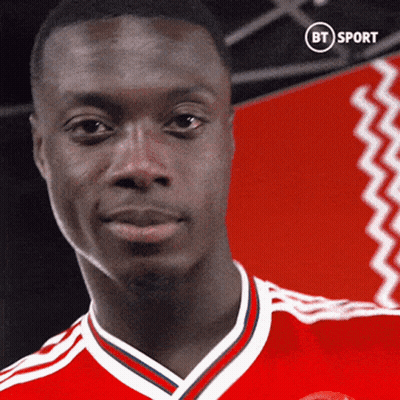 Close Up Man Face With BT Sport Logo GIF