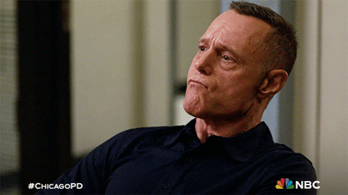 Close Up Man Face With Chicagopd GIF