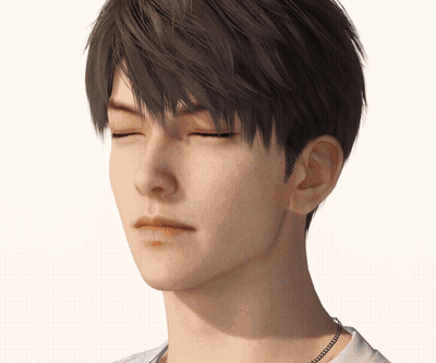 Close Up Man Face With Closed Eyes GIF