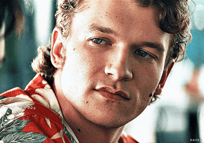 Close Up Man Face With Daiiku Text GIF